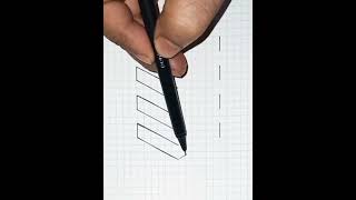 How to draw 3D drawing shots art 3dillusion drawing [upl. by Doris]