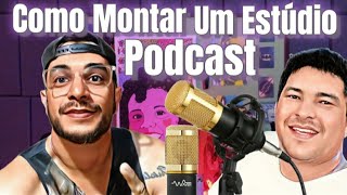 💥COMO MONTAR  UM ESTÚDIO de PODCAST ✓ Microfones Mais Baratos BM 800 ✓ Mesa de Canal Mais Barato💥 [upl. by Ecnirp783]