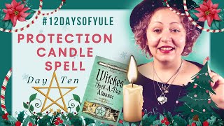 5 Minute Protection Candle Spell For The Kitchen Witch 🥣 Candle Magic DAY 10 12daysofyule [upl. by Tteirrah622]