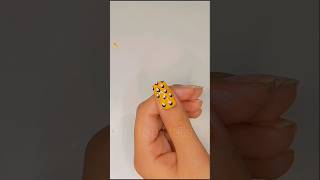 Simple asthetic doting nail art💅hack shortsvideo naildecoration artlovers diycrafts [upl. by Ultan575]