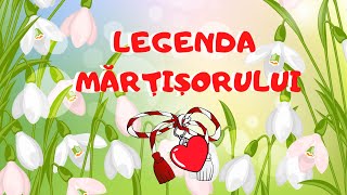 🌸 LEGENDA MĂRȚIȘORULUI 🌸  legendă populară 1 martie  Zmeul care a răpit Soarele [upl. by Aliuqat]