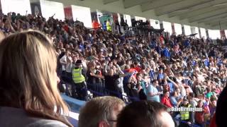 Leicester fans doing the Poznan [upl. by Nnylarak439]