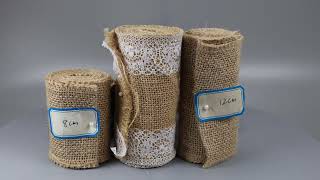 Miraal EcoFriendly Woven Jute Tape Sustainable Multipurpose Striped Burlap Fabric for Bags Factory [upl. by Schertz375]