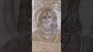 Ram lalla drawing complete part 2 lakshita Nagda arts short video [upl. by Oilenroc]