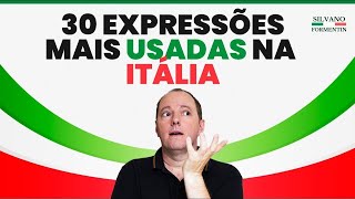 30 expressões curtas de alto uso no dia a dia  Aula de Italiano [upl. by Rubinstein]