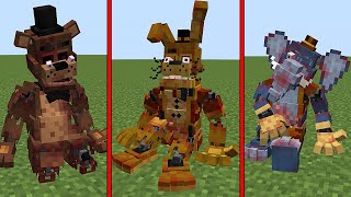 NEW FNAF mod in Minecraft [upl. by Reld620]