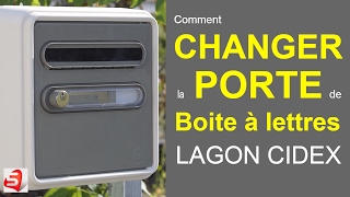 Changer une porte de boite aux lettres Individuelle  B1 Cahors  CIDEX [upl. by Abdu]