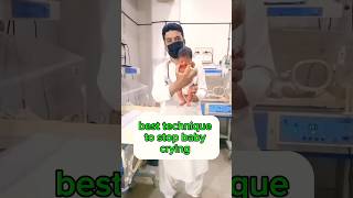 Best technique to stop baby cry baby viralvideo newborn crying shorts [upl. by Ilecara710]