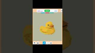 🐥 art roblox speeddraw painting illustration digitalart shorts drawing games gaming cute [upl. by Ravo]