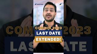 💥COMEDK 2023 BIG UPDATE COMEDK 2023 Last Date Extended Apply Now shorts COMEDK COMEDK2023 [upl. by Ernesto]