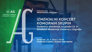 Izmenjalni koncert komornih skupin [upl. by Nawyt]