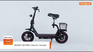 Unboxing BOGIST M5 PROS Electric Scooter  Shop on Banggood [upl. by Gytle]