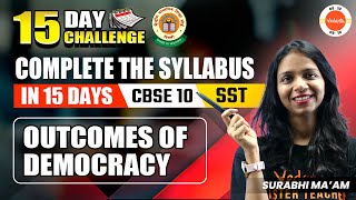 Outcomes of Democracy  CBSE Class 10 SST [upl. by Notgnillew]