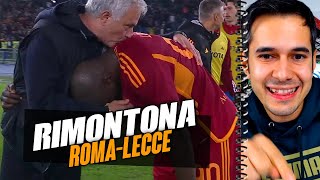 Tutti sul carro di Mou ➡︎ RomaLecce 21 [upl. by Enaxor]