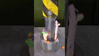 Candy crush With Warm Maker 🍭🍬😜 shorts youtubeshorts candycrush viral hydraulicpresschannel [upl. by Atikan]