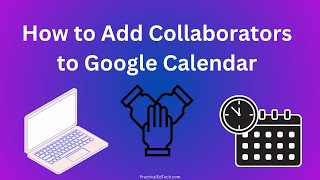 How to Invite Collaborators to Google Calendar [upl. by Alida971]