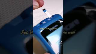 How to use a glucometer bloodglucose glucosetest glucose [upl. by Dodds]