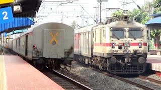 Dangerous Honking Wap7 Kolkata Jammu TawiAnanya ExpressKatwa Local Trains Furiously Skip Railgate [upl. by Feodore]