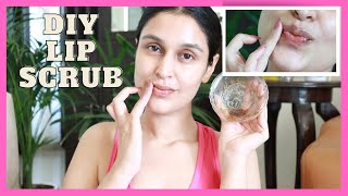 DIY LIP SCRUB for PigmentationDryChapped Lips  DIY SUNDAYS  Chetali Chadha [upl. by Alolomo]