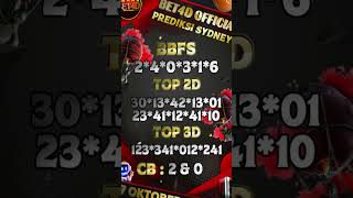 PREDIKSI SYDNEY JUMAT 27 OKTOBER 2023  BET4D BOCORAN TOGEL SYDNEY HARI INI  Rumus Angka Jitu [upl. by Aires]