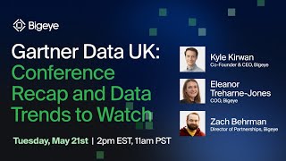 Gartner Data UK Conference Recap and Data Trends to Watch  Webinar [upl. by Ullyot]