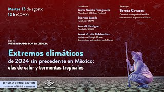 Extremos climáticos de 2024 sin precedente en México olas de calor y tormentas tropicales [upl. by Fanchette]