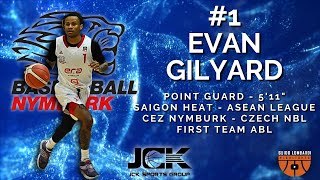 Evan Gilyard  Basketball Nymburk amp Saigon Heat Highlights 202223 [upl. by Jamil]