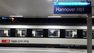 ECUmgeleitet in Hannover Hbf EC7 Interlaken Ost [upl. by Einnaj957]