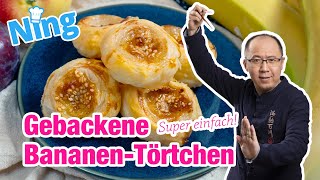 Super schnelles Gebäck mit wenigen Zutaten Gebackene BananenTörtchen [upl. by Uok]