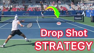 Singles Drop Shot Strategy Play Smarter Tennis [upl. by Laerol]