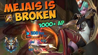 WILD RIFT EVELYNN  NEW MEJAIS IS BROKEN 1000 AP GAMEPLAY [upl. by Halfdan]