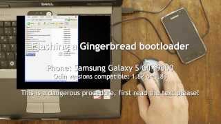 Flashing a bootloader with Odin  Galaxy S i9000 [upl. by Trotta]