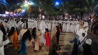 Traditional Emirati dance  Qasr Al Hosn Festival 2016 Abu Dhabi UAE [upl. by Rosy]