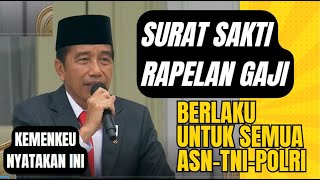 🔴SAH DAN JANGAN DITUNDA LAGI PEMBAYARAN RAPELAN KENAIKAN GAJI PNS P3K TNI amp POLRI TAHUN 2024 [upl. by Cartwright728]