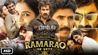 Ramarao on Duty Full HD Movie Hindi Dubbed I Ravi Teja I Anveshi Jain I Rajisha Vijayan I Fact HD [upl. by Bowler]