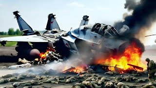 first in history US vs Russia Air Battle US F16s destroy 150 Russian Su34s [upl. by Namron]