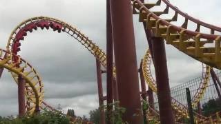 Parc Astérix  Goudurix Offride  24062016 [upl. by Bagger]