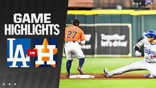 Dodgers vs Astros Game Highlights 72624  MLB Highlights [upl. by Palm]