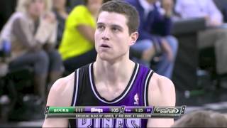 Jimmer Fredette 3102013 vs Milwaukee Bucks [upl. by Nallac]