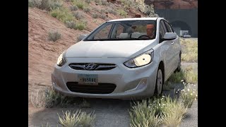 BeamNG Drive Hyundai Accent Solaris Crashtest Downloadlink [upl. by Orlantha120]