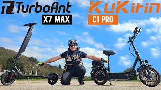 Trottinette Ou Draisienne  TurboAnt X7 Max Vs KuKirin C1 Pro [upl. by Shadow]