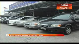 Beli kereta sebelum 1 April  MAA [upl. by Chauncey]