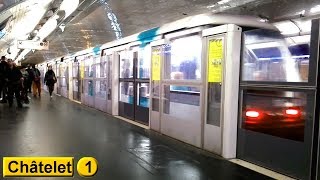 Châtelet  Ligne 1  Métro de Paris  RATP MP05 [upl. by Benson14]