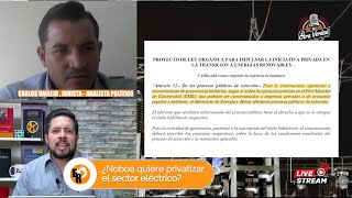 Noboa envió proyecto que permite la privatización del sector eléctrico y no resuelve el problema [upl. by Eelegna]