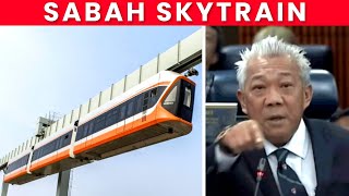 Malaysia to have a new RM24 BILLION crazy Skytrain in Sabah [upl. by Einhpets964]