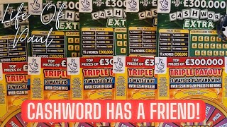 £15 of the New Triple Payout Scratch Cards vs £15 of Cashword Extra [upl. by Bidle]