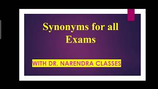 Synonyms for all competitive Exams ✍️fybsc fyba english englishforall kbcnmu englishspeaking 🎊 [upl. by Ecnahc]