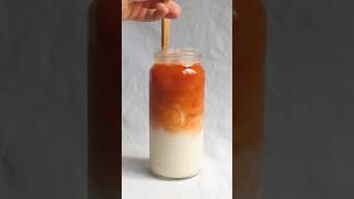 Thai Tea Latte thaitea homecafe asmrfood asmrcommunity aestheticdrinks aestheticfood [upl. by Anig]