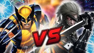 Wolverine VS Raiden 3D FIGHT ANIMATION  XMen VS Metal Gear Solid DEATH BATTLE [upl. by Hsaka966]