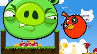 Angry Birds Cannon 3  BOMBER BIRD EXPLODE AND BLASH BAD PIGGIES [upl. by Yanehc]